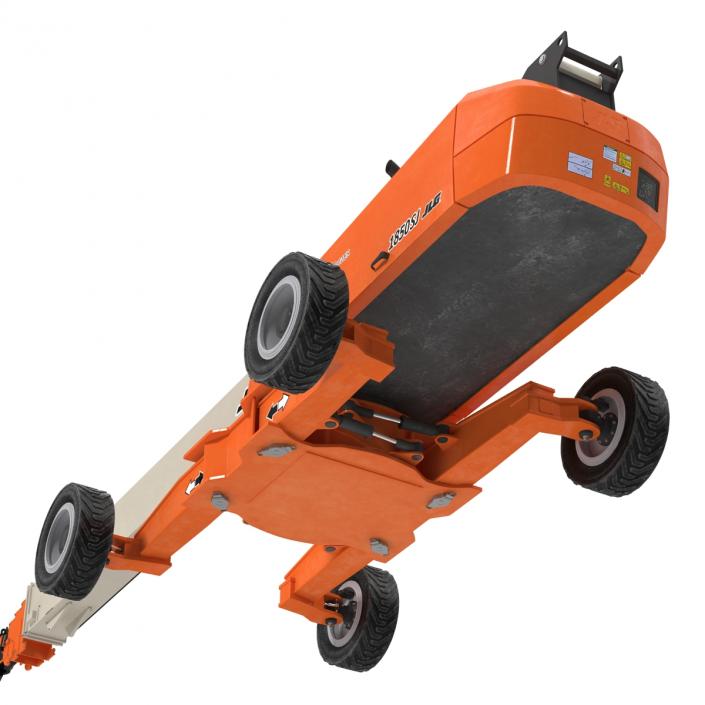 Telescopic Boom Lift JLG 1850 sj Rigged 3D model